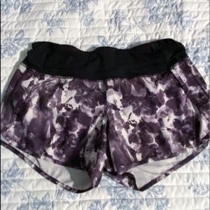 lululemon speed up shorts rare color